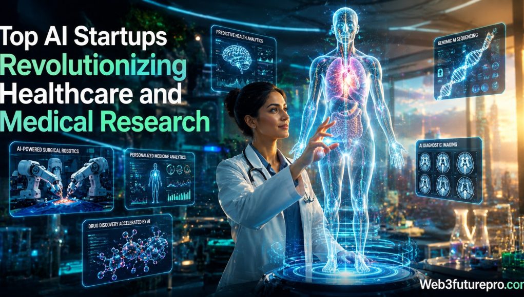 Top AI Startups Revolutionizing Healthcare and Medical Research