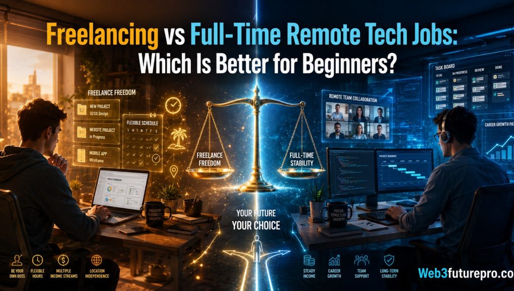 Freelancing vs Full-Time Remote Tech Jobs: Which Is Better for Beginners?