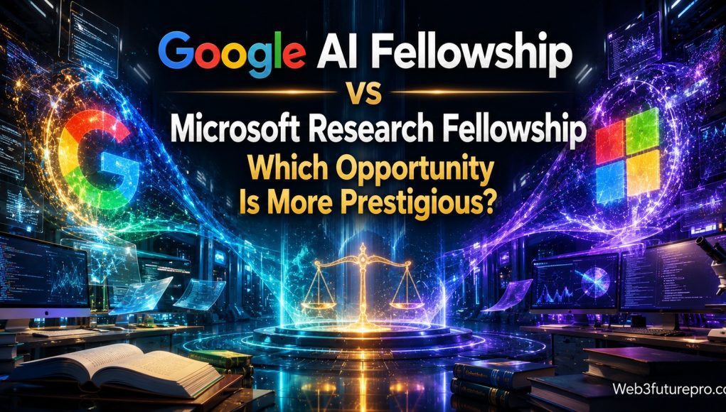 Google AI Fellowship vs Microsoft Research Fellowship Google AI Fellowship vs Microsoft Research Fellowship: Which Opportunity Is More Prestigious?