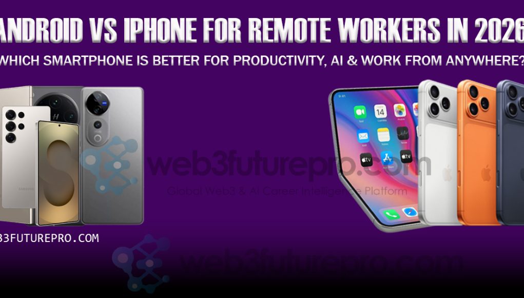 Android vs iPhone for Remote Workers in 2026: Which Smartphone Is Better for Productivity, AI & Work From Anywhere?