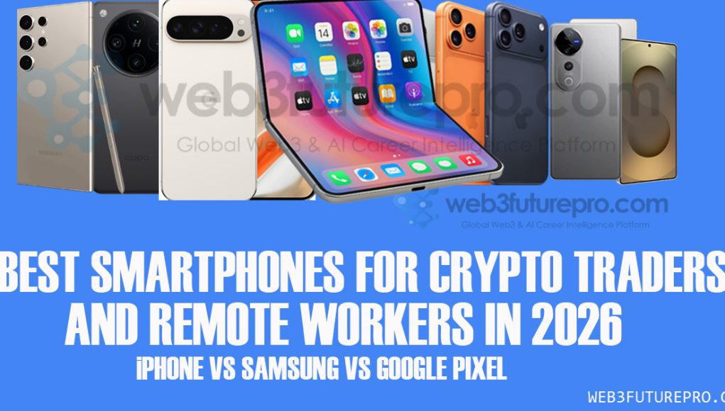 BEST SMARTPHONES FOR CRYPTO TRADERS_Web3futurepro.com_ Best Smartphones for Crypto Traders & Remote Workers in 2026: iPhone vs Samsung vs Google Pixel
